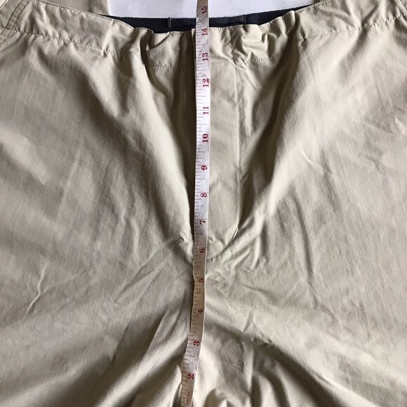 Lands End Womens Convertible Drawstring Hiking Pants Nylon XL 18-20 Beige - Picture 7 of 9